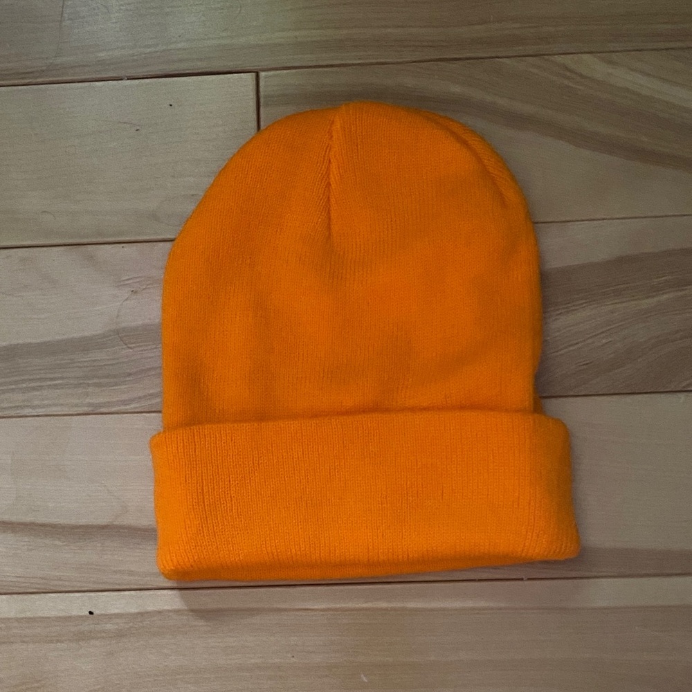 Bright Orange Kids Beanie